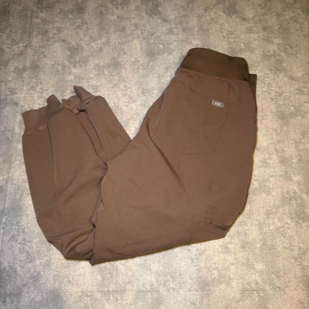 Figs HW Zamora Jogger Scrub Pants Brown S/P Technical Collection W22SW2012P